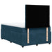 Pat box spring cu saltea, albastru închis, 120x190 cm, catifea - WALTI WALTI
