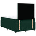Pat box spring cu saltea, verde închis, 120x200 cm, catifea - WALTI WALTI
