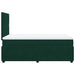 Pat box spring cu saltea, verde închis, 120x200 cm, catifea - WALTI WALTI