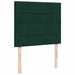 Pat box spring cu saltea, verde închis, 120x200 cm, catifea - WALTI WALTI