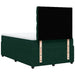 Pat box spring cu saltea, verde închis, 120x200 cm, catifea - WALTI WALTI