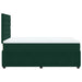 Pat box spring cu saltea, verde închis, 120x200 cm, catifea - WALTI WALTI