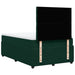 Pat box spring cu saltea, verde închis, 120x200 cm, catifea - WALTI WALTI