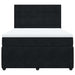 Pat box spring cu saltea, negru, 140x190 cm, catifea - WALTI WALTI