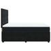Pat box spring cu saltea, negru, 140x190 cm, catifea - WALTI WALTI
