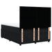 Pat box spring cu saltea, negru, 140x190 cm, catifea - WALTI WALTI