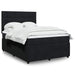 Pat box spring cu saltea, negru, 140x190 cm, catifea - WALTI WALTI
