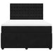 Pat box spring cu saltea, negru, 140x190 cm, catifea - WALTI WALTI