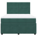 Pat box spring cu saltea, verde închis, 160x200 cm, catifea - WALTI WALTI