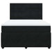 Pat box spring cu saltea, negru, 160x200 cm, catifea - WALTI WALTI
