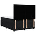 Pat box spring cu saltea, negru, 160x200 cm, catifea - WALTI WALTI
