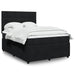 Pat box spring cu saltea, negru, 160x200 cm, catifea - WALTI WALTI