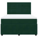 Pat box spring cu saltea, verde închis, 160x200 cm, catifea - WALTI WALTI