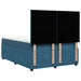 Pat box spring cu saltea, albastru închis, 160x200 cm, catifea - WALTI WALTI