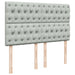Pat box spring cu saltea, gri deschis, 160x200 cm, catifea - WALTI WALTI