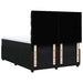 Pat box spring cu saltea, negru, 160x200 cm, catifea - WALTI WALTI