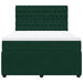 Pat box spring cu saltea, verde închis, 160x200 cm, catifea - WALTI WALTI