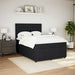 Pat box spring cu saltea, negru, 160x200 cm, catifea - WALTI WALTI