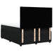 Pat box spring cu saltea, negru, 160x200 cm, catifea - WALTI WALTI