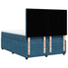 Pat box spring cu saltea, albastru închis, 160x200 cm, catifea - WALTI WALTI