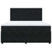 Pat box spring cu saltea, negru, 180x200 cm, catifea - WALTI WALTI