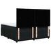 Pat box spring cu saltea, negru, 180x200 cm, catifea - WALTI WALTI