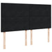 Pat box spring cu saltea, negru, 180x200 cm, catifea - WALTI WALTI