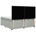 Pat box spring cu saltea, gri deschis, 180x200 cm, catifea - WALTI WALTI