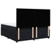Pat box spring cu saltea, negru, 180x200 cm, catifea - WALTI WALTI