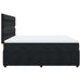 Pat box spring cu saltea, negru, 180x200 cm, catifea - WALTI WALTI