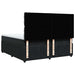 Pat box spring cu saltea, negru, 180x200 cm, catifea - WALTI WALTI