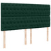 Pat box spring cu saltea, verde închis, 180x200 cm, catifea - WALTI WALTI