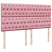 Pat box spring cu saltea, roz, 180x200 cm, catifea - WALTI WALTI