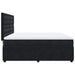 Pat box spring cu saltea, negru, 180x200 cm, catifea - WALTI WALTI