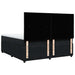 Pat box spring cu saltea, negru, 200x200 cm, catifea - WALTI WALTI