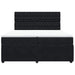 Pat box spring cu saltea, negru, 200x200 cm, catifea - WALTI WALTI