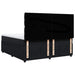 Pat box spring cu saltea, negru, 200x200 cm, catifea - WALTI WALTI