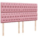 Pat box spring cu saltea, roz, 200x200 cm, catifea - WALTI WALTI