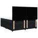 Pat box spring cu saltea, negru, 200x200 cm, catifea - WALTI WALTI