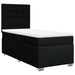 Pat box spring cu saltea, negru, 80x200 cm, textil - WALTI WALTI