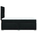 Pat box spring cu saltea, negru, 80x200 cm, textil - WALTI WALTI