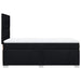 Pat box spring cu saltea, negru, 90x190 cm, textil - WALTI WALTI