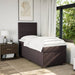 Pat box spring cu saltea, maro închis, 90x200 cm, textil - WALTI WALTI