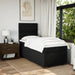 Pat box spring cu saltea, negru, 100x200 cm, textil - WALTI WALTI