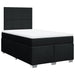 Pat box spring cu saltea, negru, 120x190 cm, catifea - WALTI WALTI