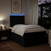 Pat box spring cu saltea, negru, 120x190 cm, catifea - WALTI WALTI