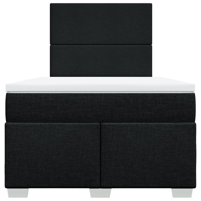 Pat box spring cu saltea, negru, 120x190 cm, catifea - WALTI WALTI