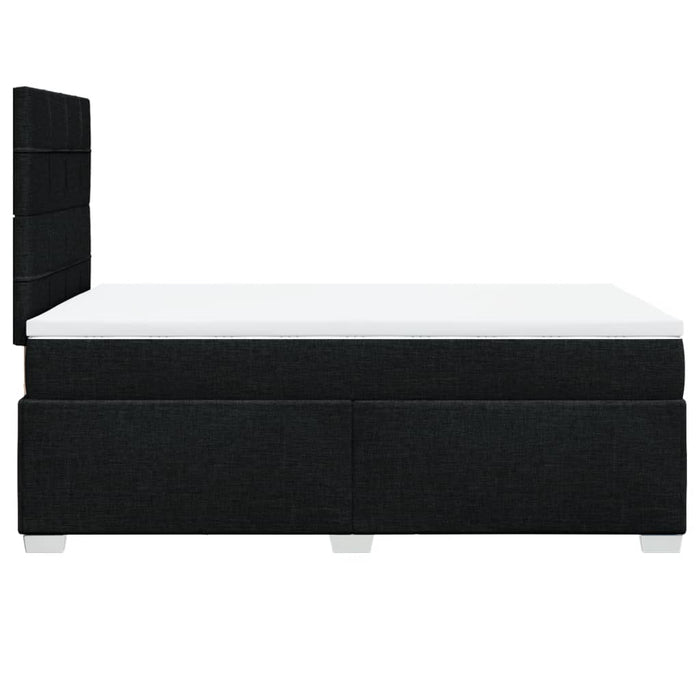 Pat box spring cu saltea, negru, 120x190 cm, catifea - WALTI WALTI