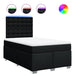 Pat box spring cu saltea, negru, 120x190 cm, catifea - WALTI WALTI