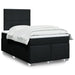 Pat box spring cu saltea, negru, 120x200 cm, textil - WALTI WALTI